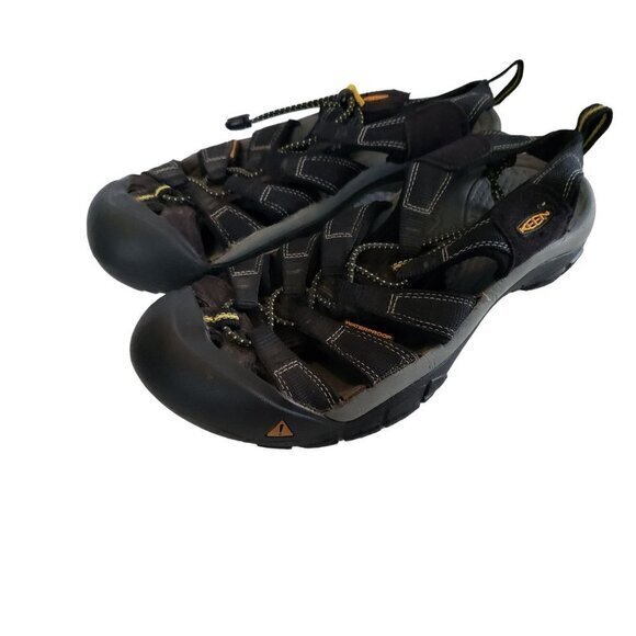Keen Black and Gray Adventure Sandals main image 8